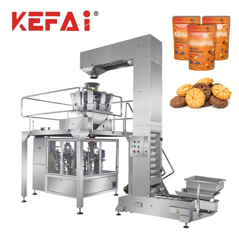 KEFAI රොටරි බෑගය Snacks Packing Machine